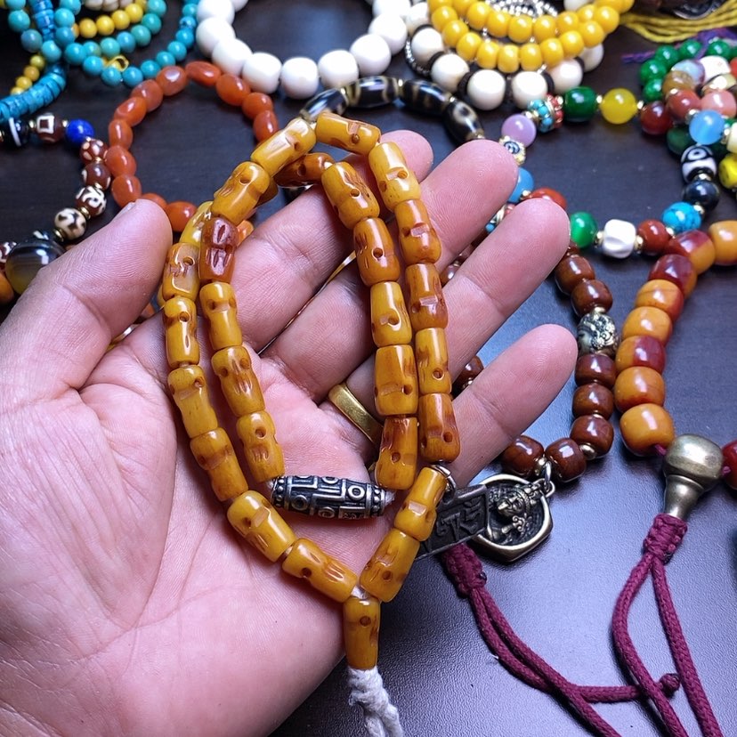 【闪购商品】琉璃颈饰小*子念珠男女用同