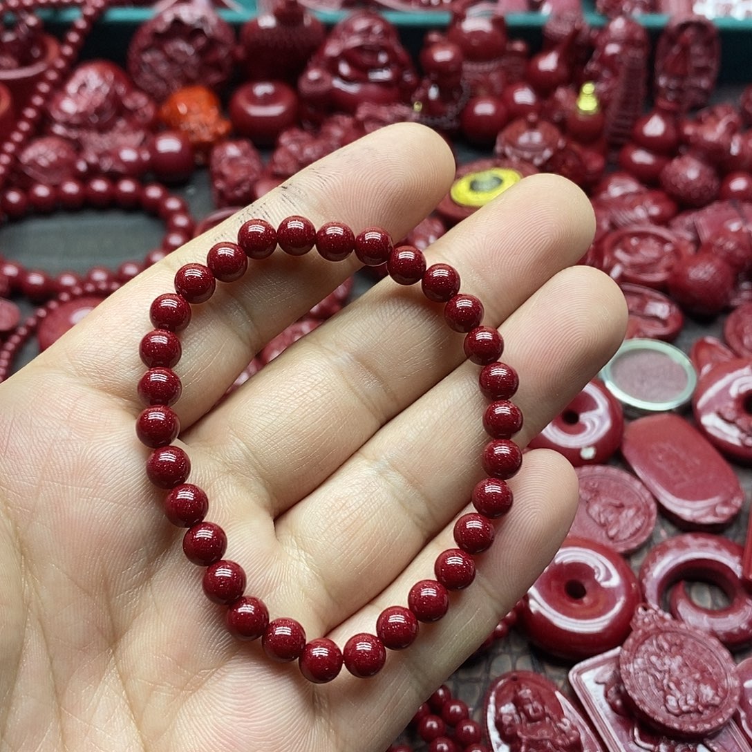 天然辰砂朱砂手串