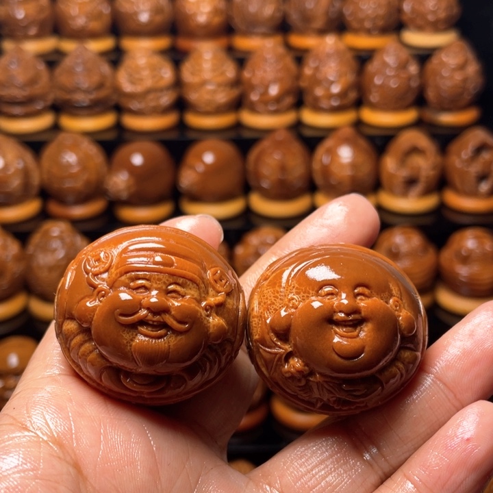橄榄核把件橄榄雕刻