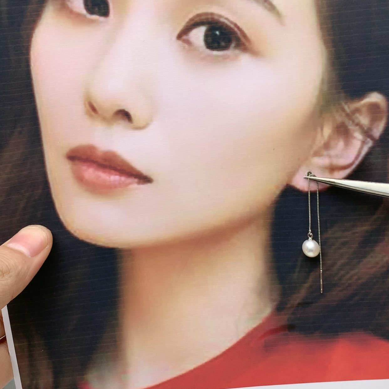 【闪购商品】淡水珍珠耳饰银S925镶嵌