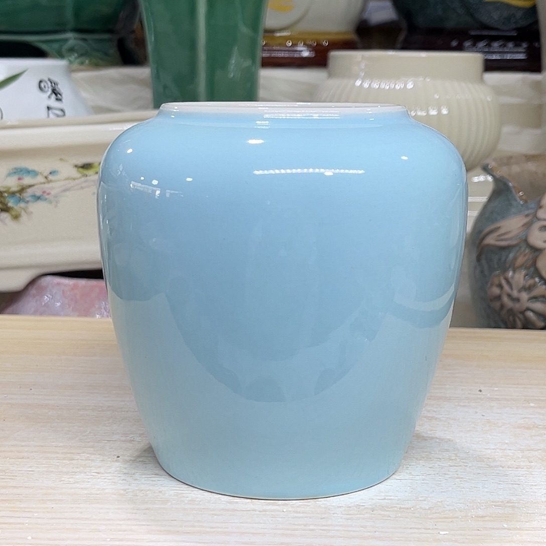 陶瓷绿植多肉微瑕花盆口径8*12