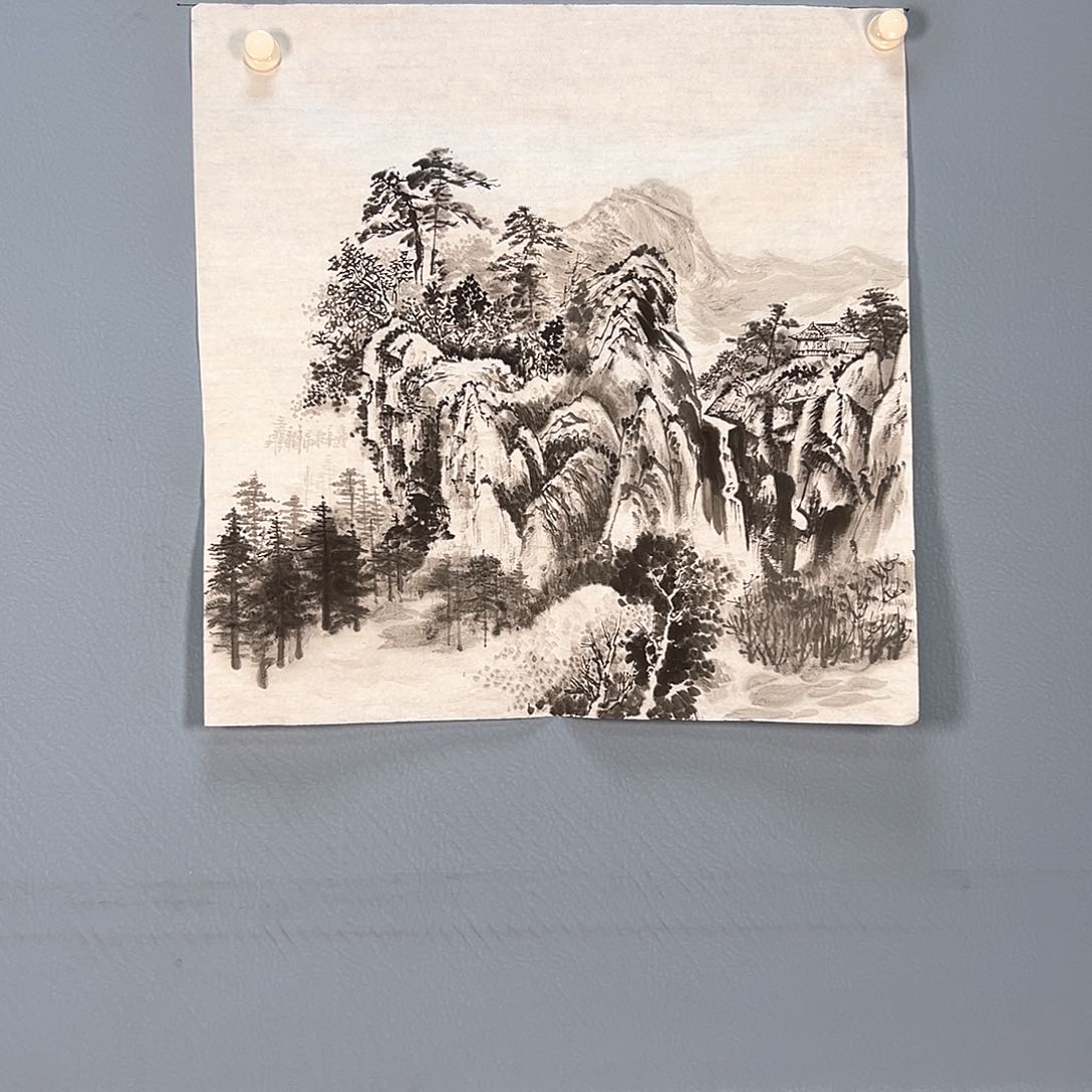 国画285 牡丹等植物生长于这里生长
