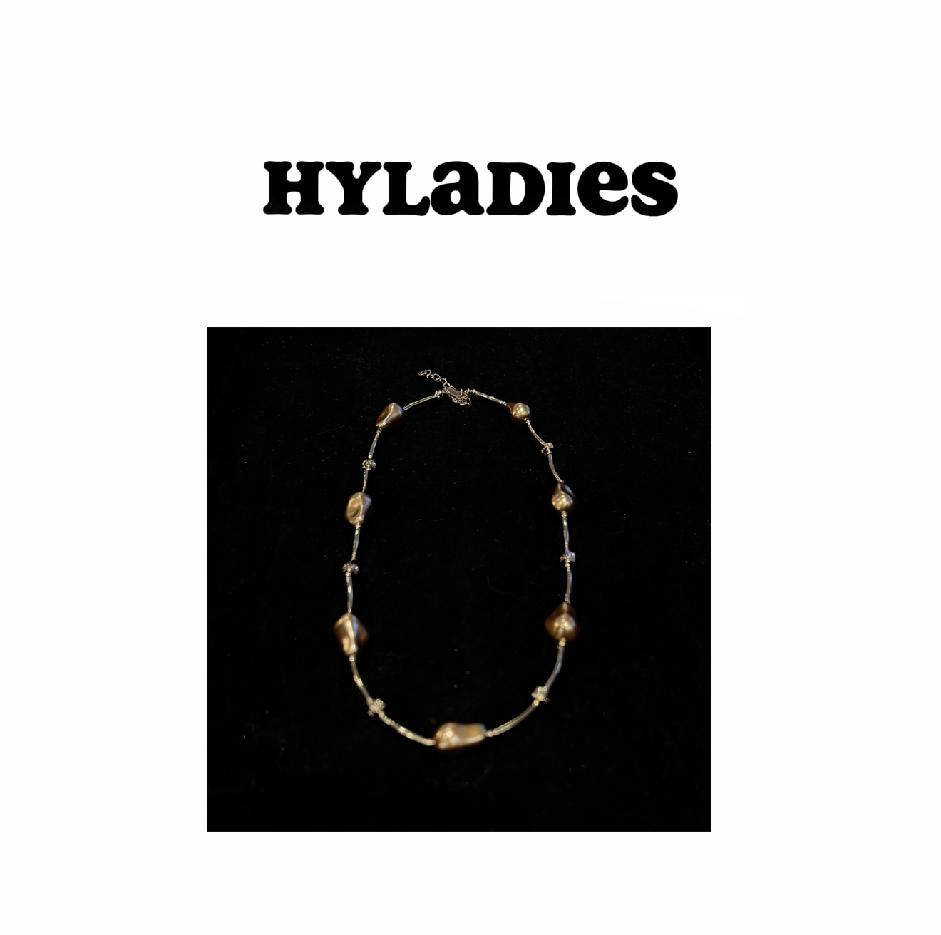 铜合金项链 HYLADIESWEAR  『气质锁骨链』复古高级气质百搭锁骨链