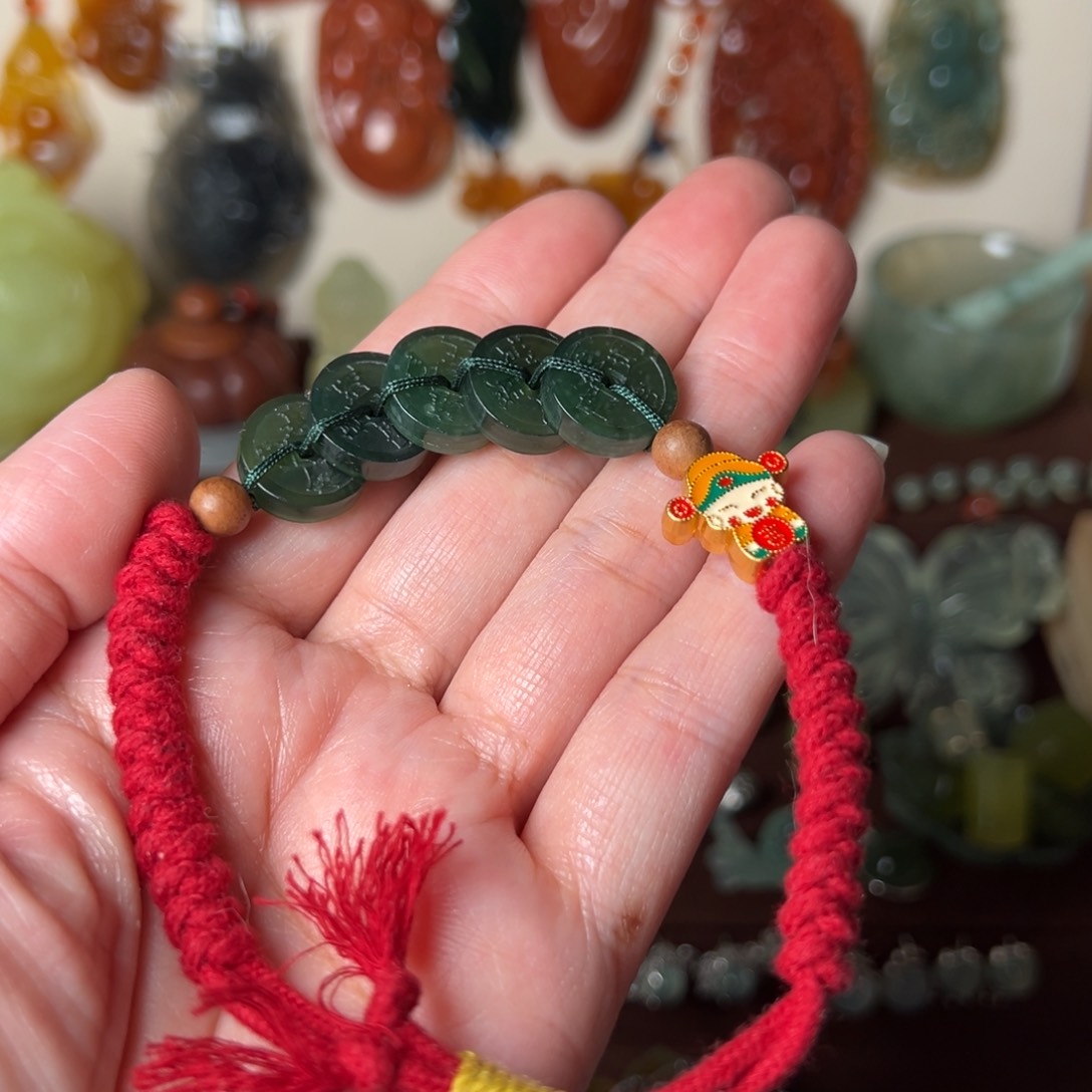 蛇纹石玉手绳未镶嵌