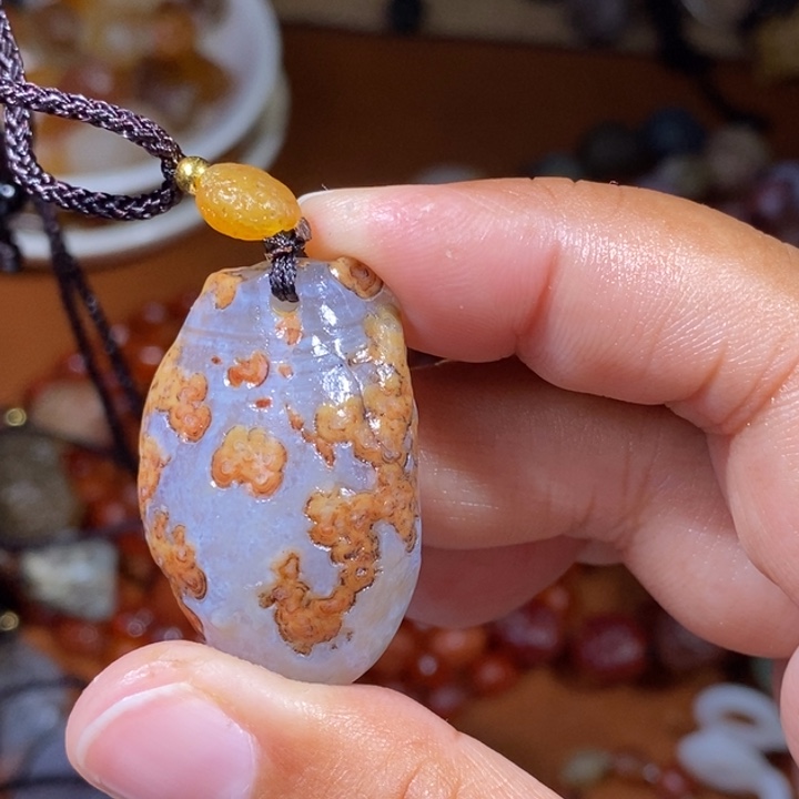 玛瑙/玉髓珠宝半成品未镶嵌ꕥ***生