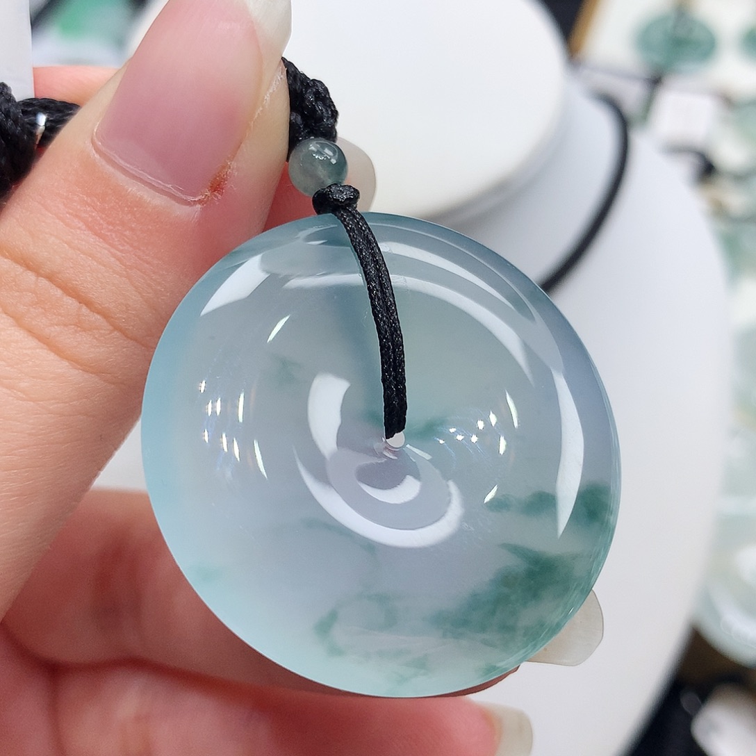 翡翠未镶嵌胸饰翡翠109，35.3/6.2