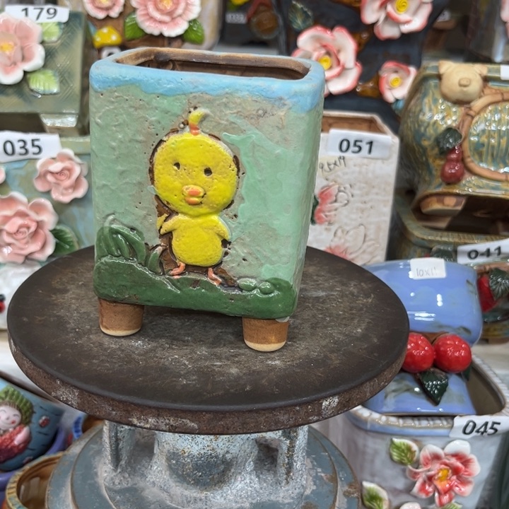 紫砂花盆粗陶材质多肉花盆