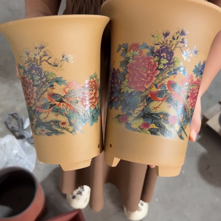 紫砂紫砂花盆破损补发