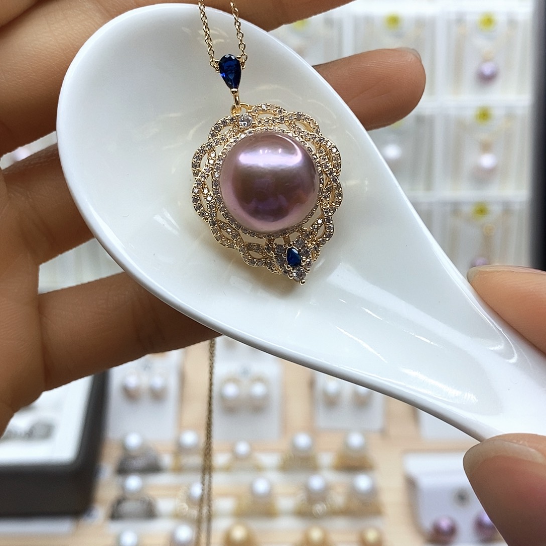 淡水珍珠颈饰合金