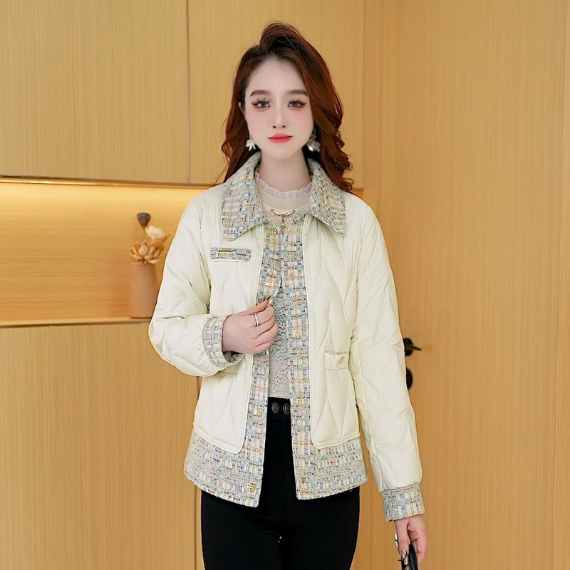【羽绒服】冬季白鸭绒羽绒服百搭新款时尚气质休闲保暖外套女