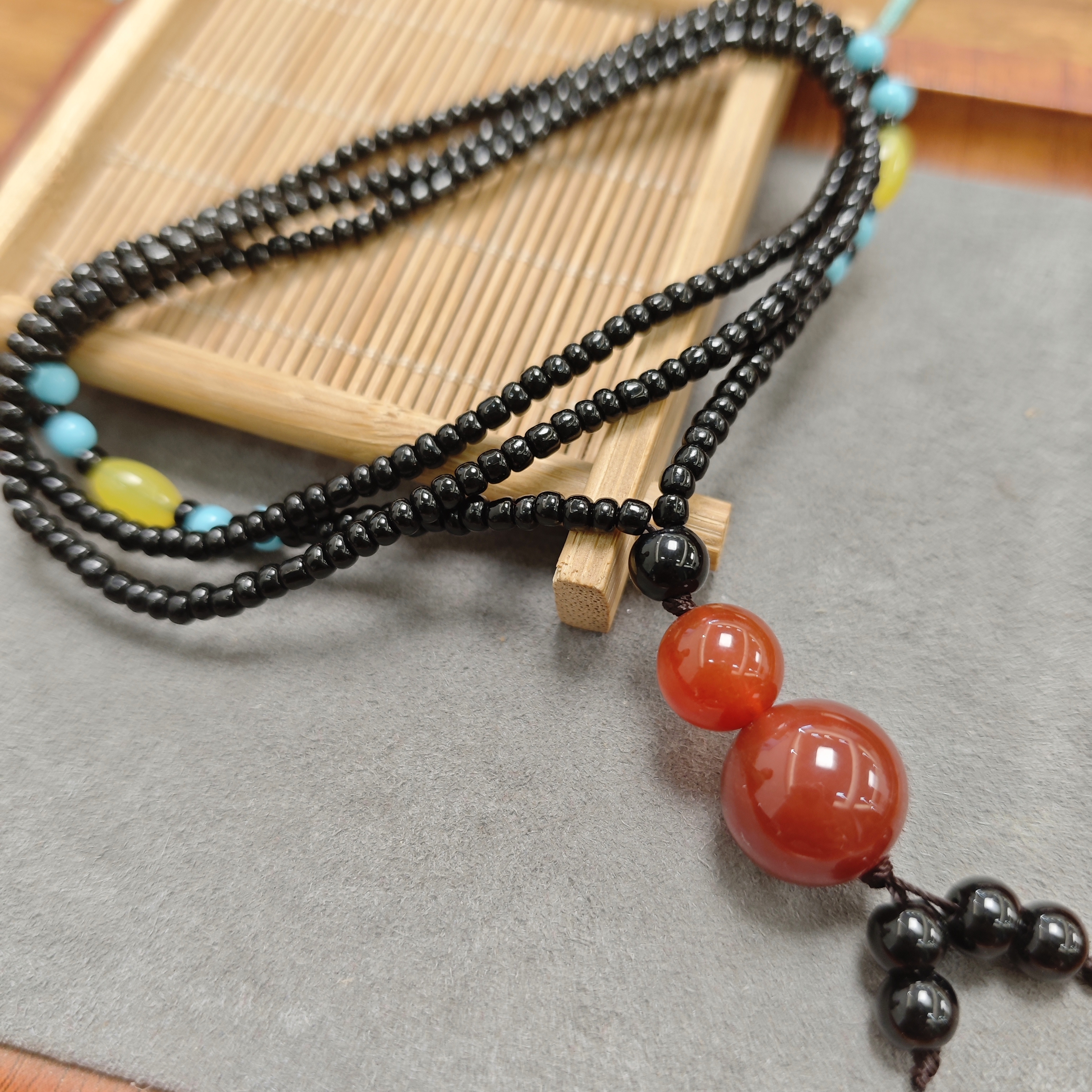 红葫芦福禄挂件A41(多样性发)f