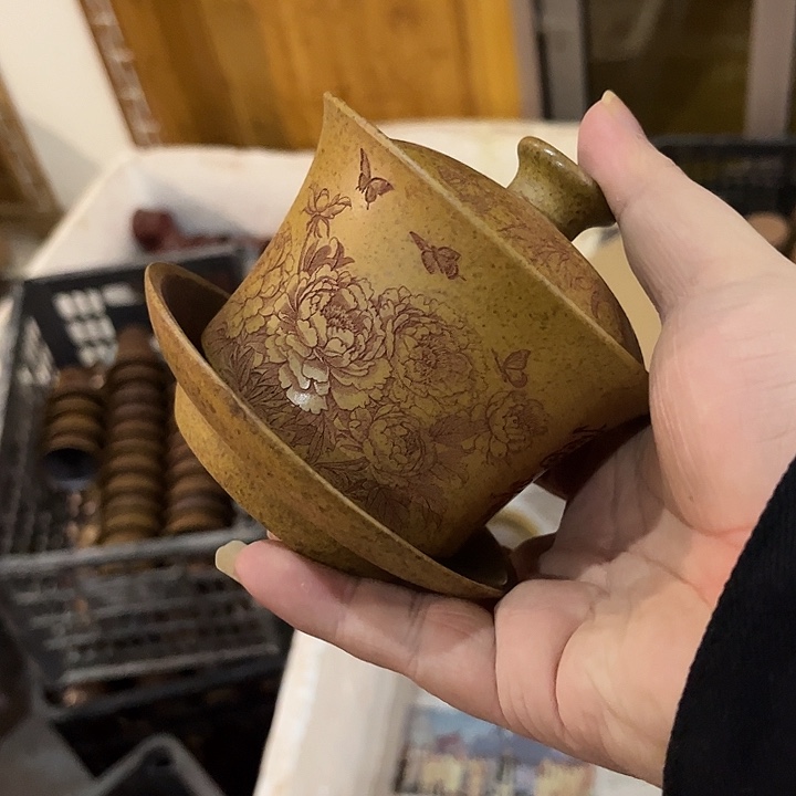 紫砂茶杯全手工紫砂主人杯