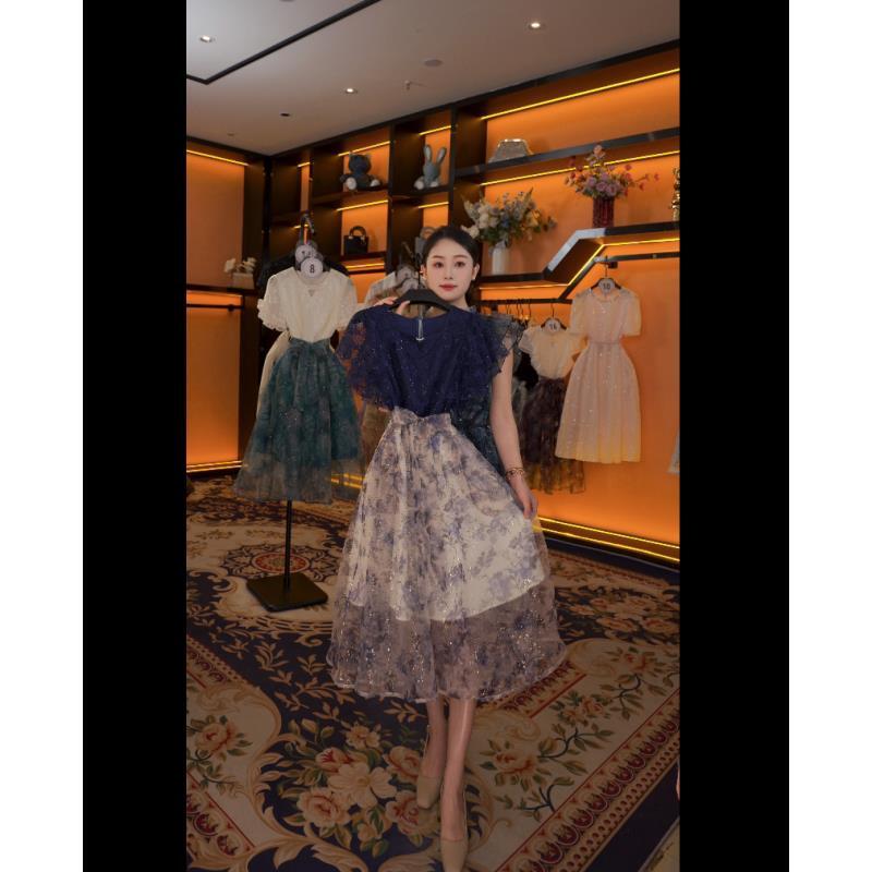 【M】夏季优雅百搭时尚显瘦气质连衣裙 GS-57133