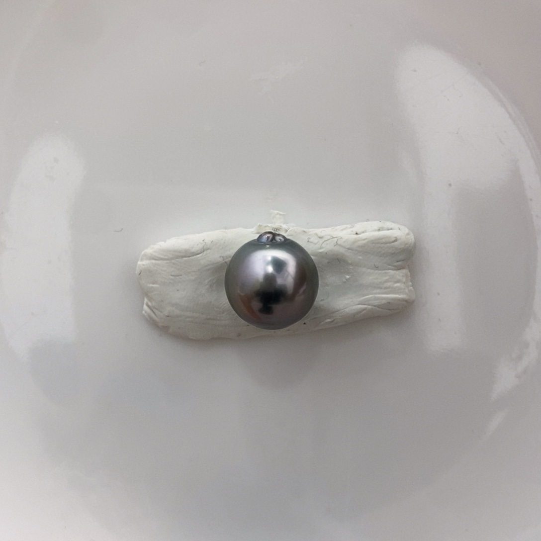 未镶嵌海水珍珠裸珠13.3mm款后显圆