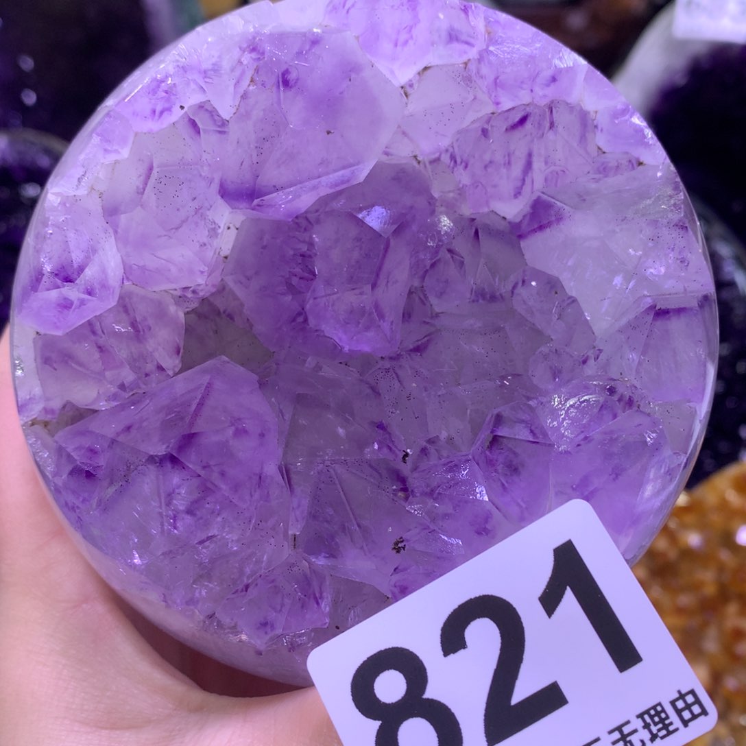 水晶水晶摆件未镶嵌自**祥