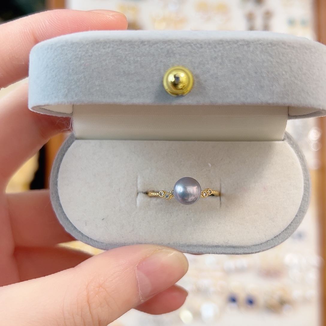 淡水珍珠原创手作银S925镶嵌