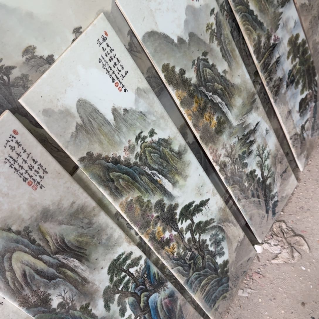 马*上全手绘柴窑，顺丰包邮