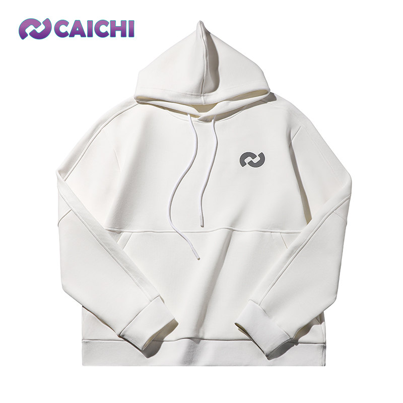 caichi套头衫潮流春秋秋季卫衣连帽百搭上衣常规时尚常规款长袖