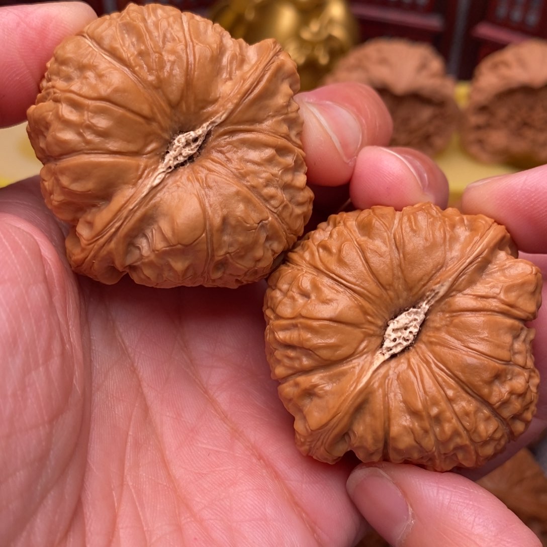 文玩核桃把件毕业全品绝配南瓜45尺