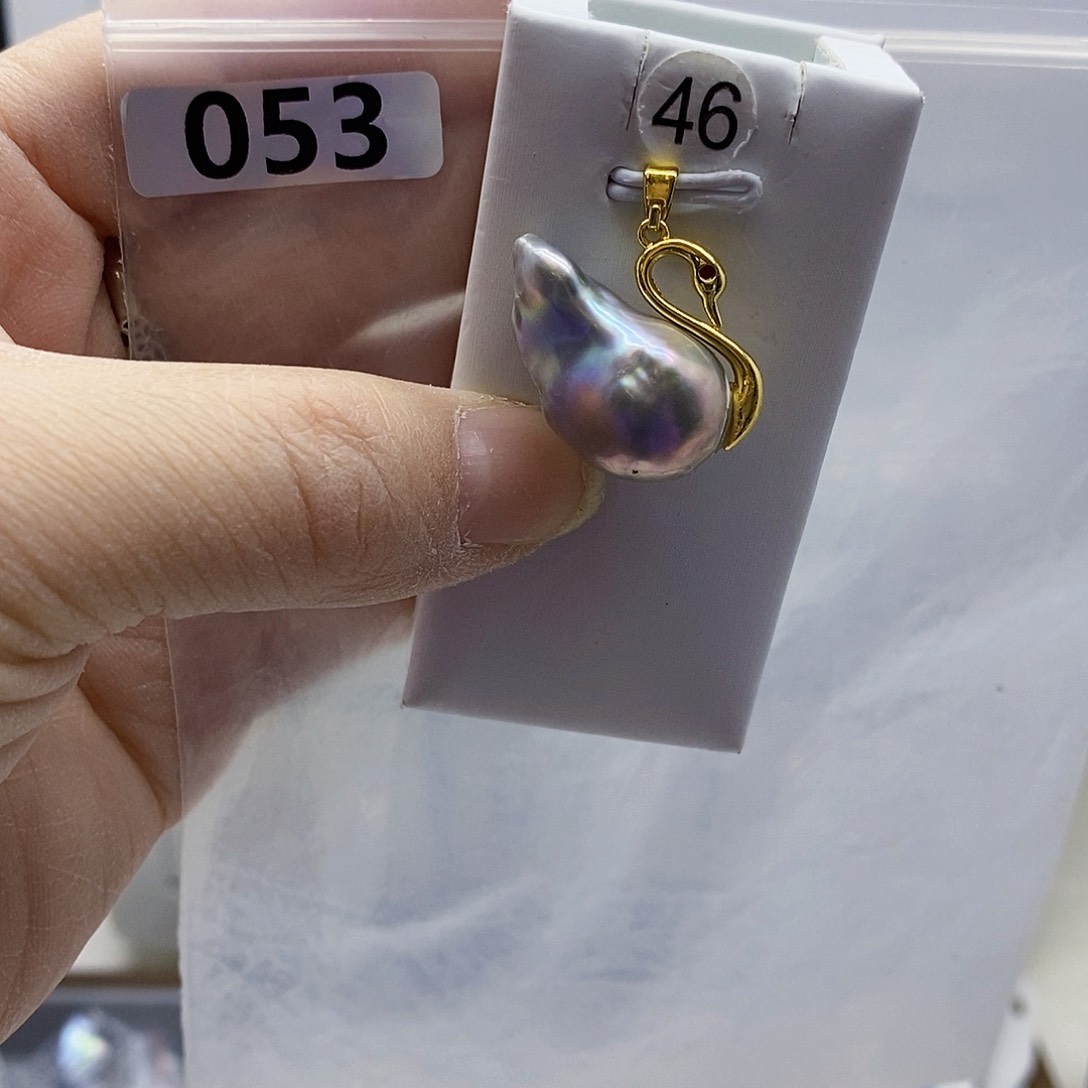 颈饰合金淡水珍珠