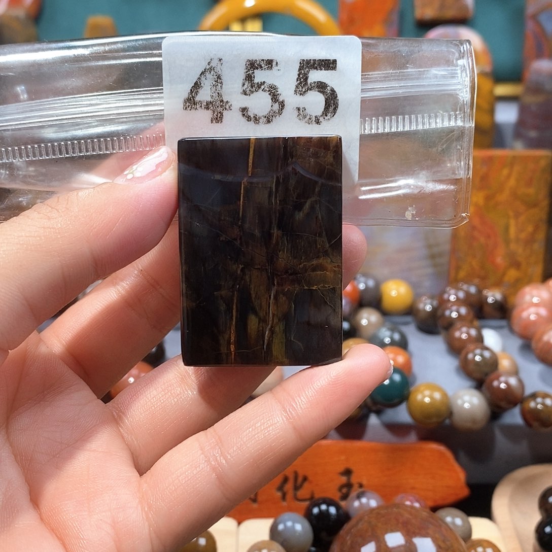 硅化玉天然北票硅化玉牌子未镶嵌