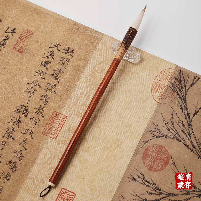 兼毫中楷毛笔适合创作者书法练字临摹使用情存笔业