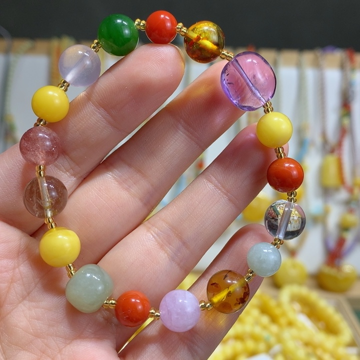 水晶未镶嵌手链特价多宝