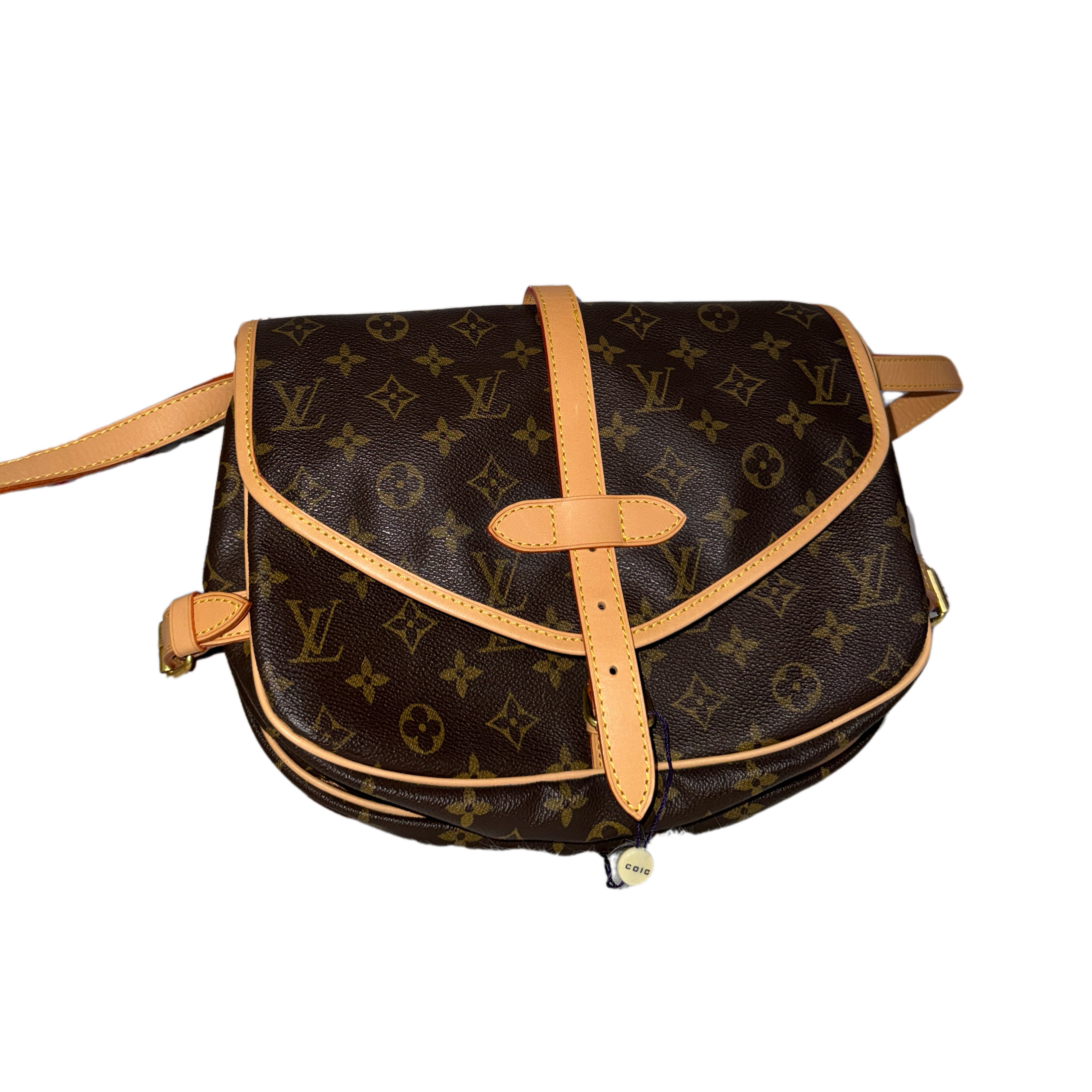 修复品LouisVuitton（舒）双子星小号斜跨包 正品植鞣革换新