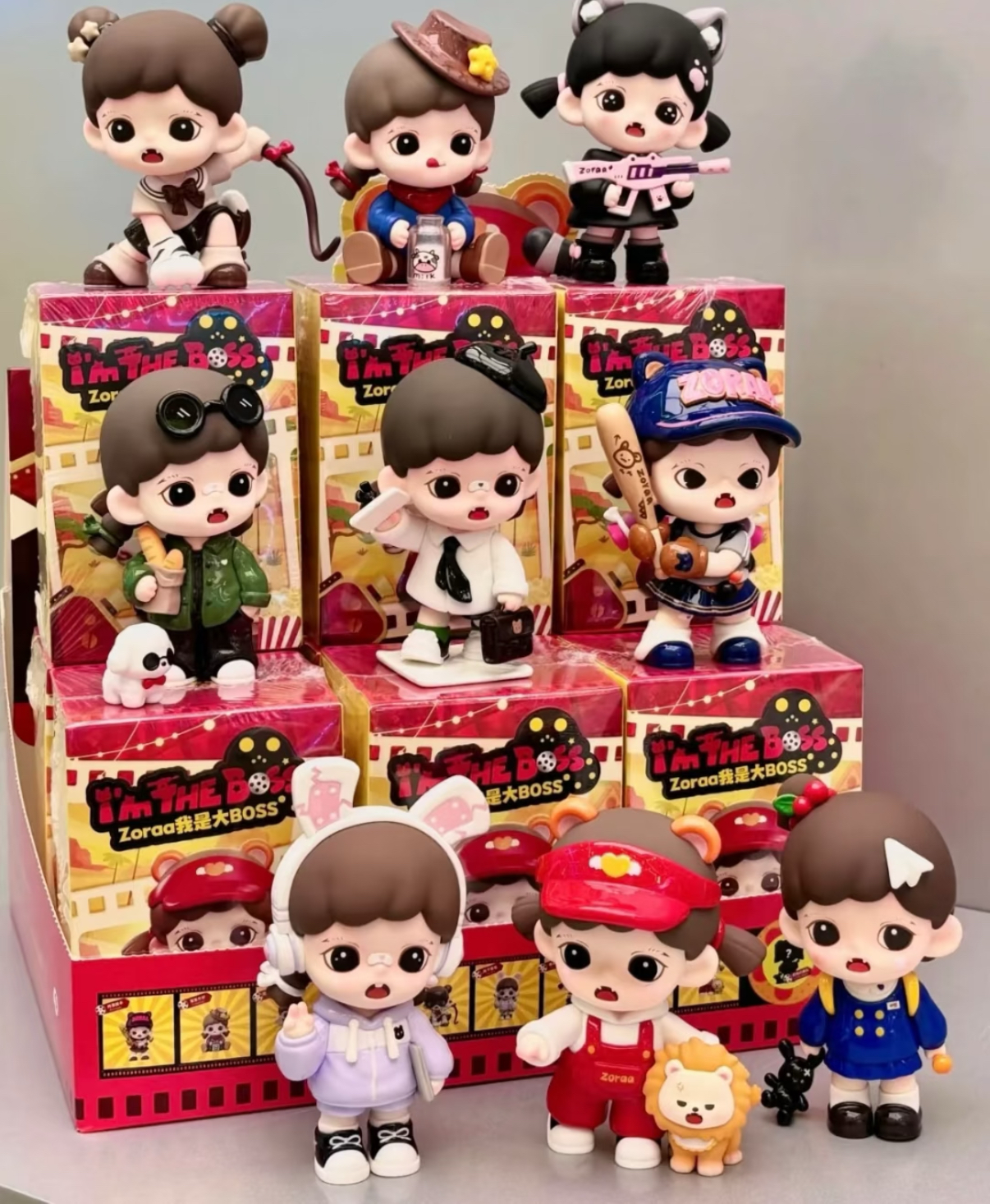 【babyzoraa我是大boss】正品盲盒潮玩公仔礼物挂件