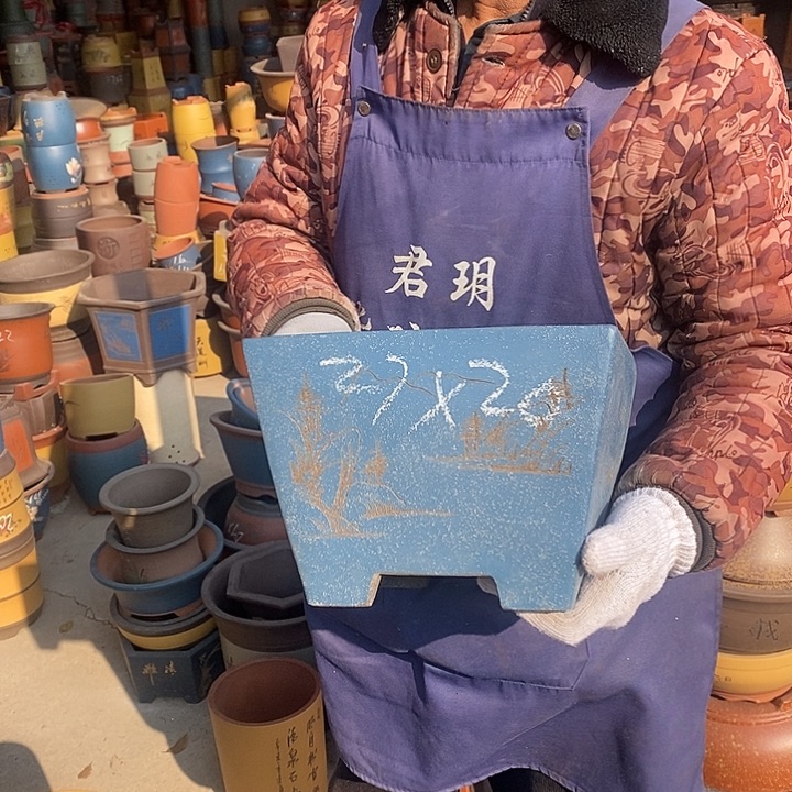 紫砂花盆紫砂花盆