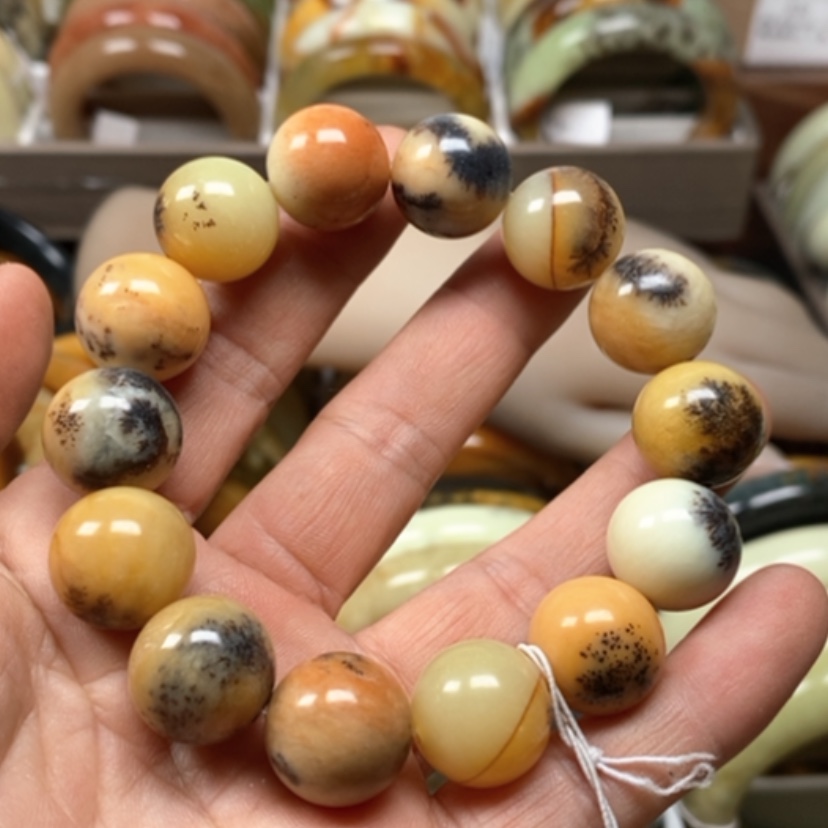 【闪购商品】蛇纹石玉手镯未镶嵌