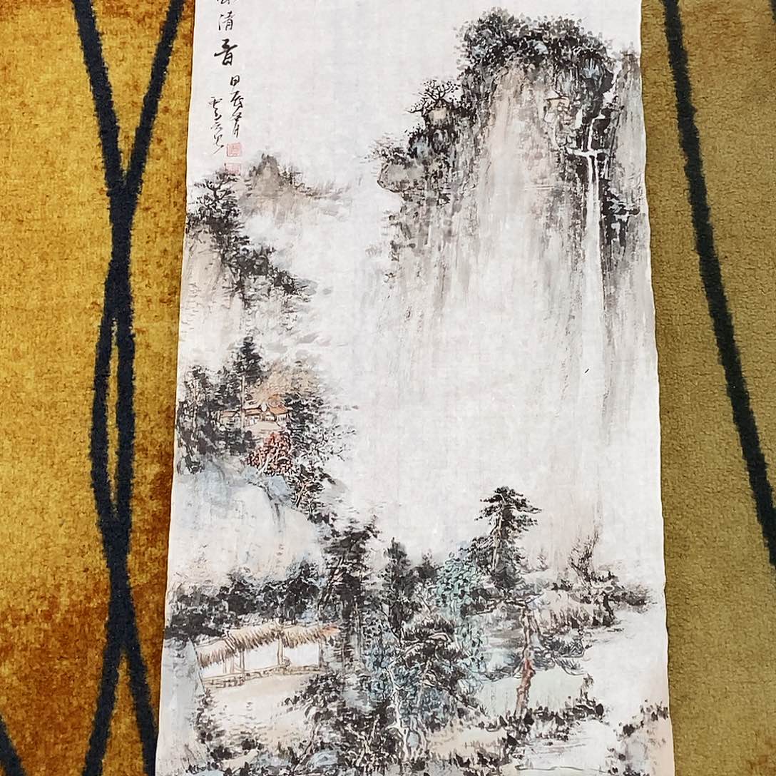 国画农*乐贾云芳手绘山水36.80