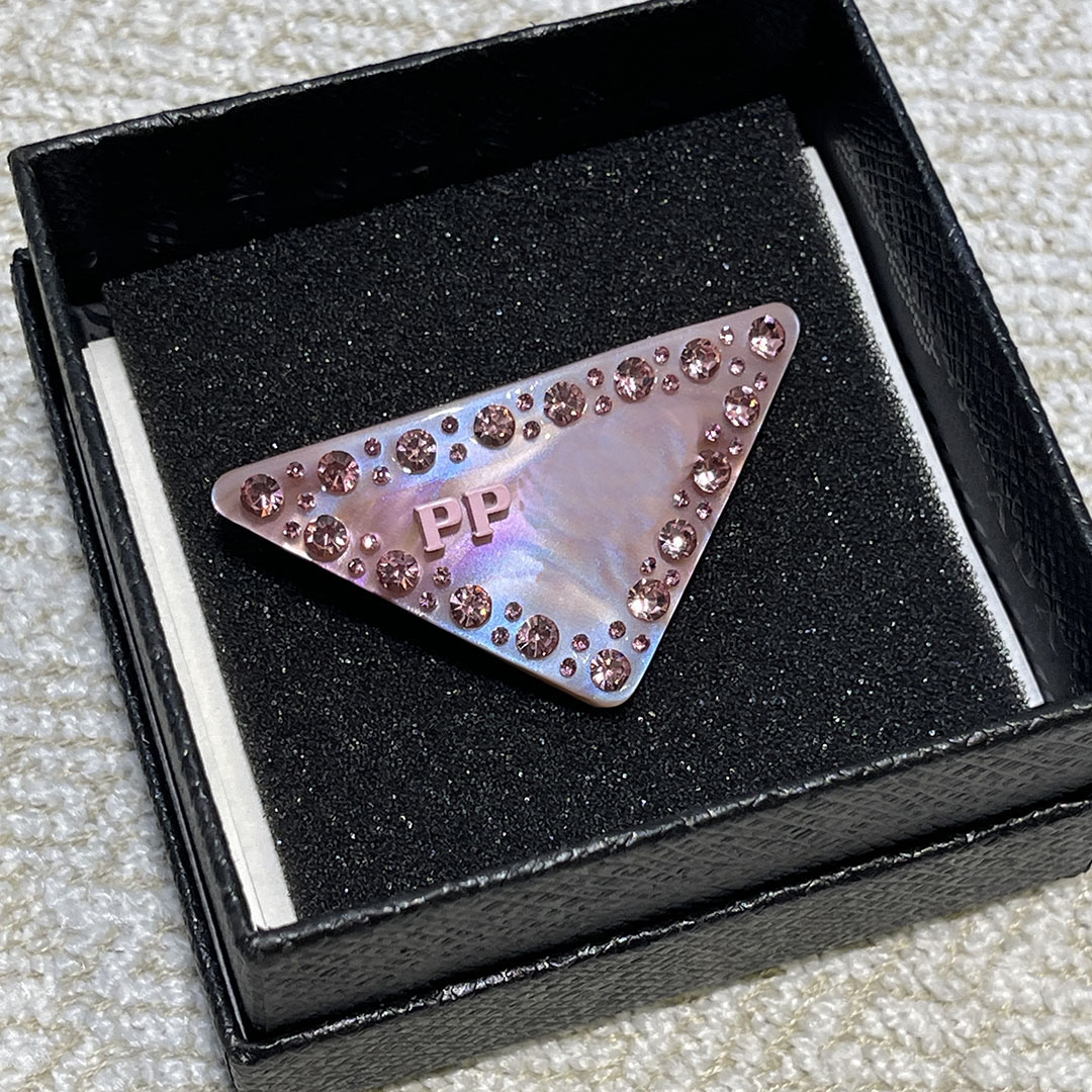 发夹发卡气质水钻发夹三角发夹边夹侧边刘海夹网红发夹高级感