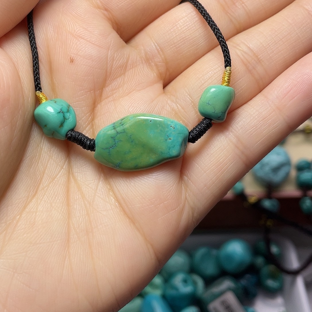 绿松石未镶嵌手链