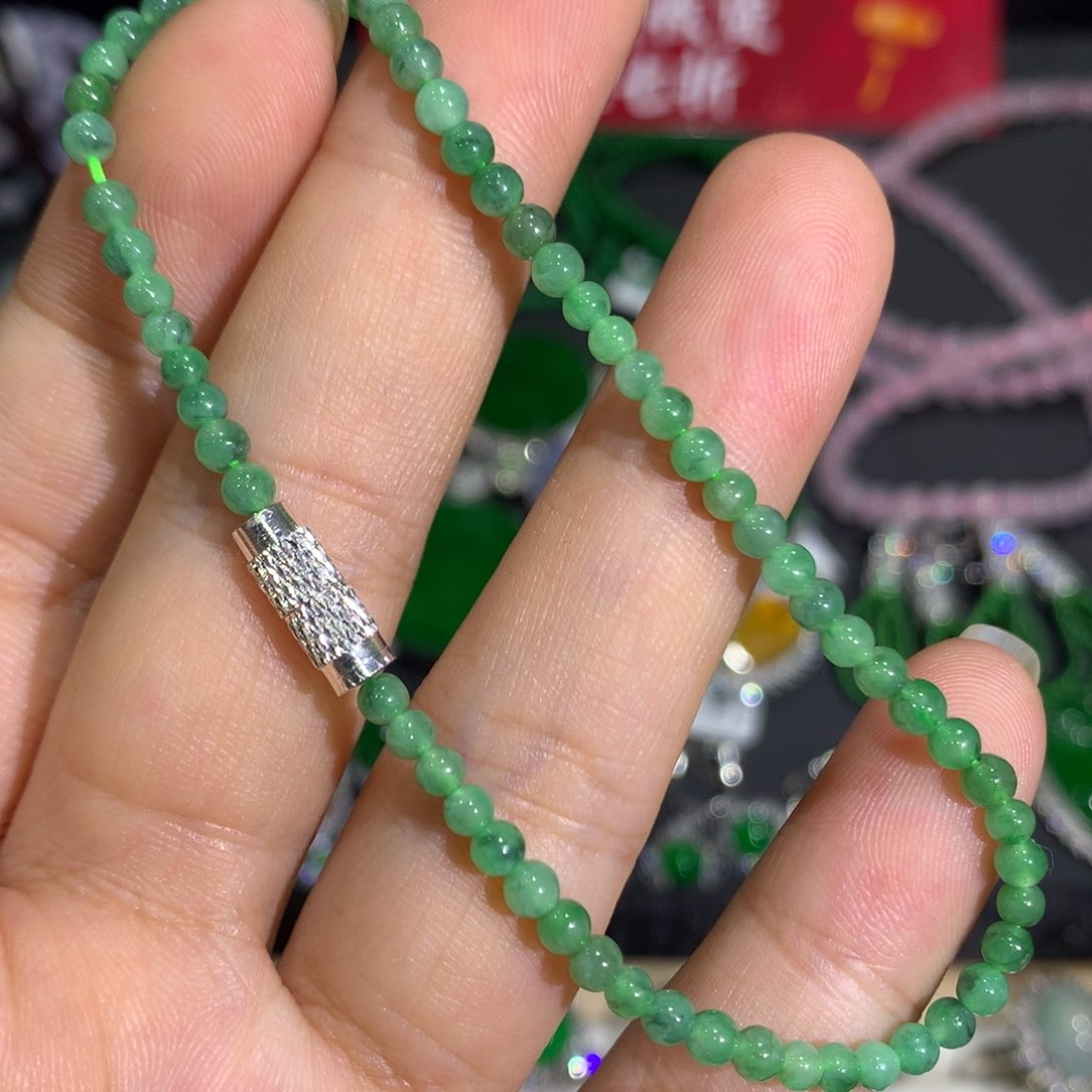 翡翠手链未镶嵌7、