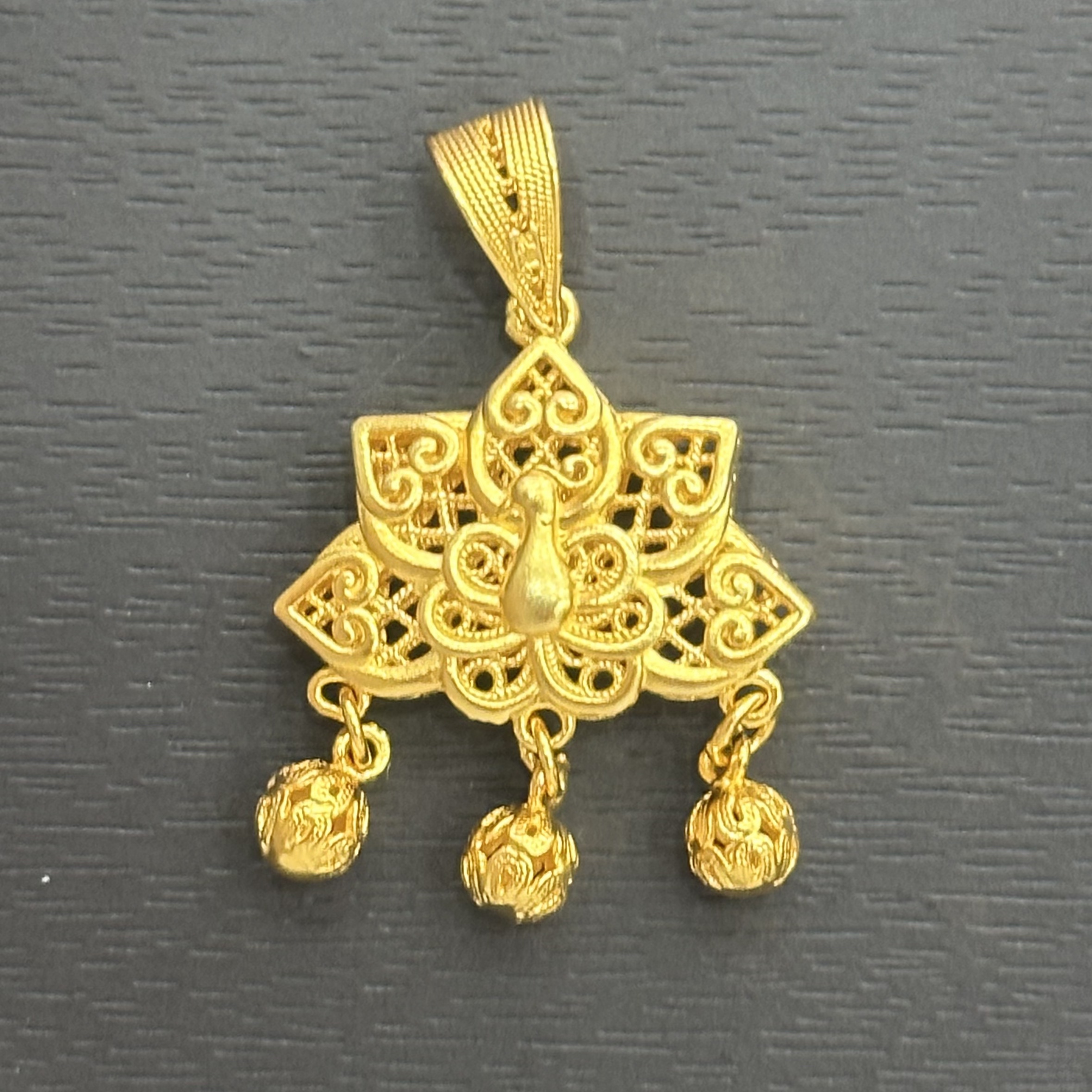 吊坠足银 【金牌主播专享】足银流苏孔雀吊坠 YDZ764