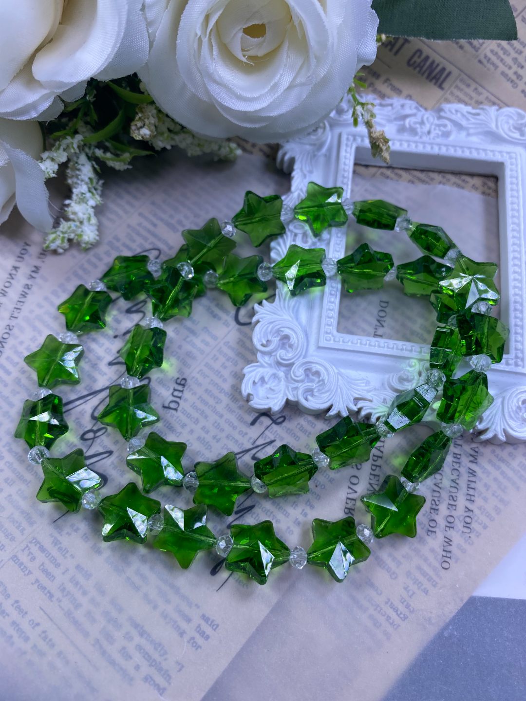 绿色三圈手串发一条K50