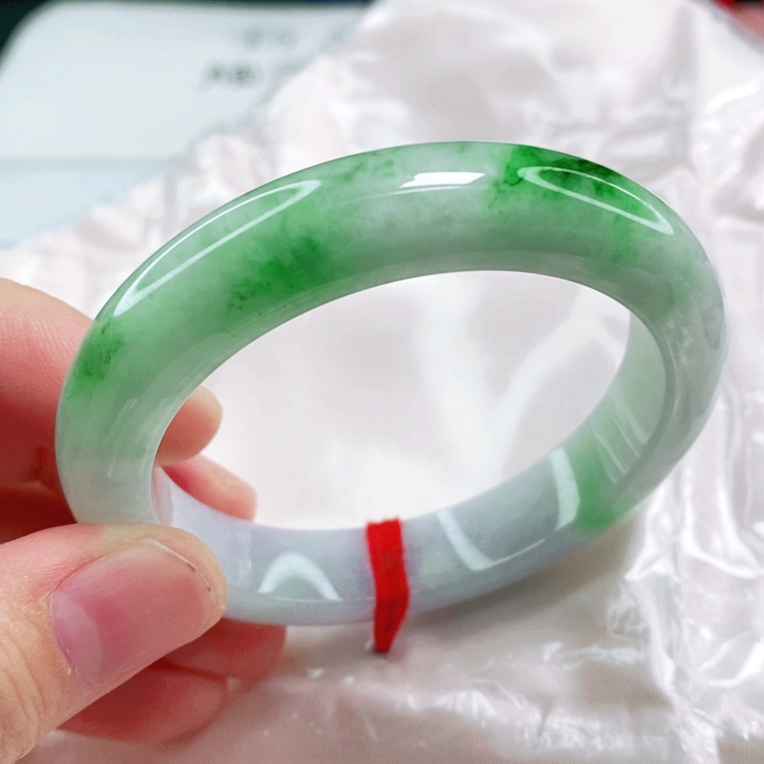 未镶嵌手镯翡翠53圈口