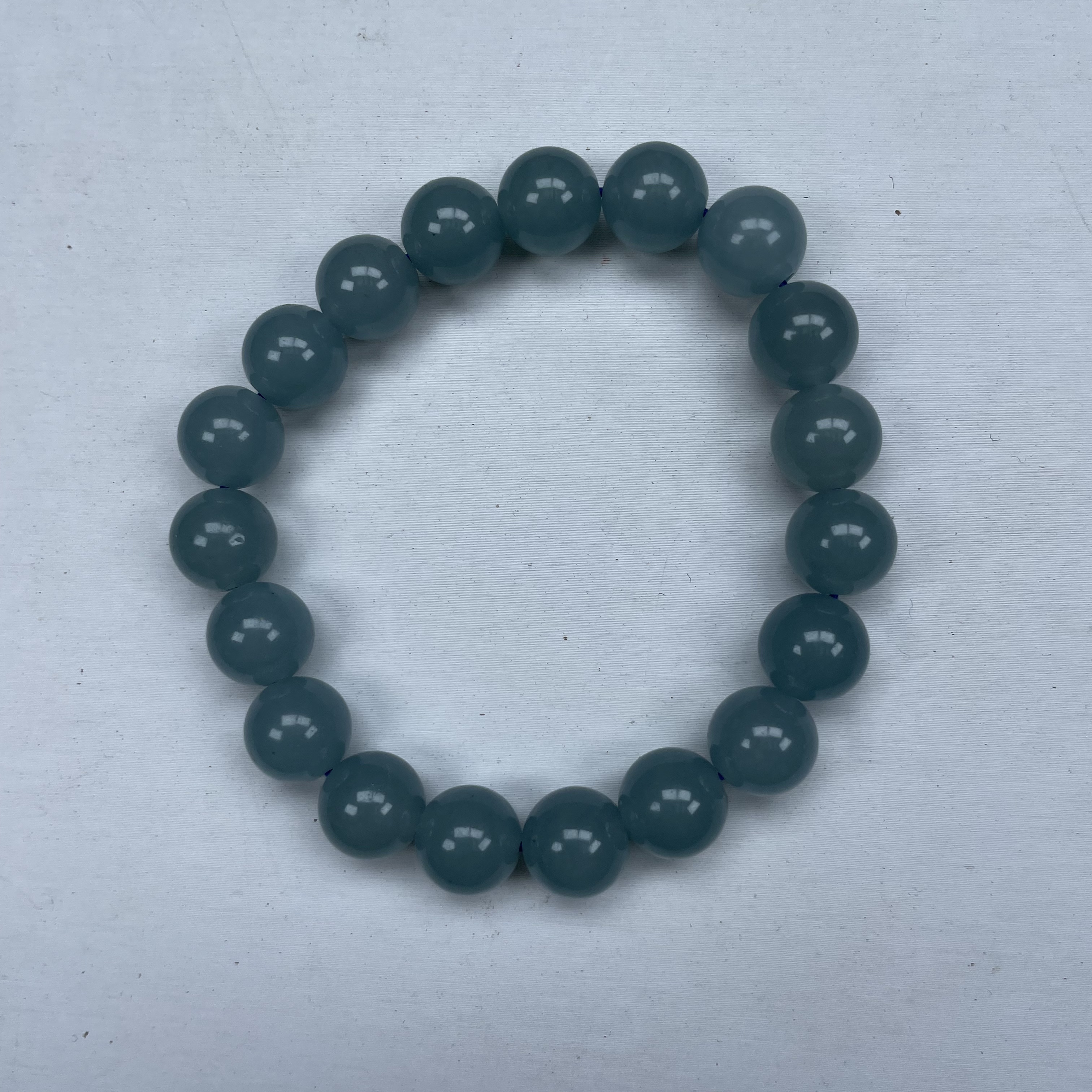 F18湖水蓝10mm手串经典精品时尚气质百搭情侣款多样性发其一