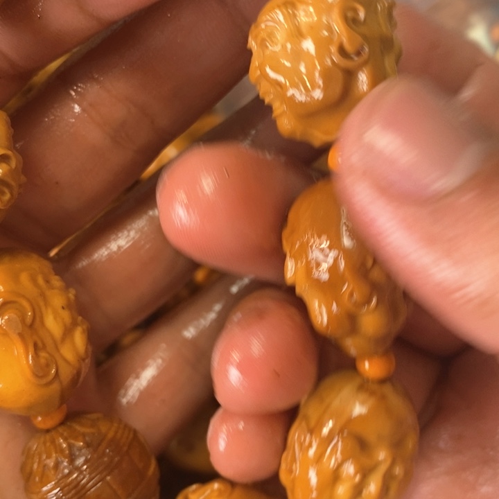 橄榄核手串/手链橄榄微瑕22号20左右罗汉