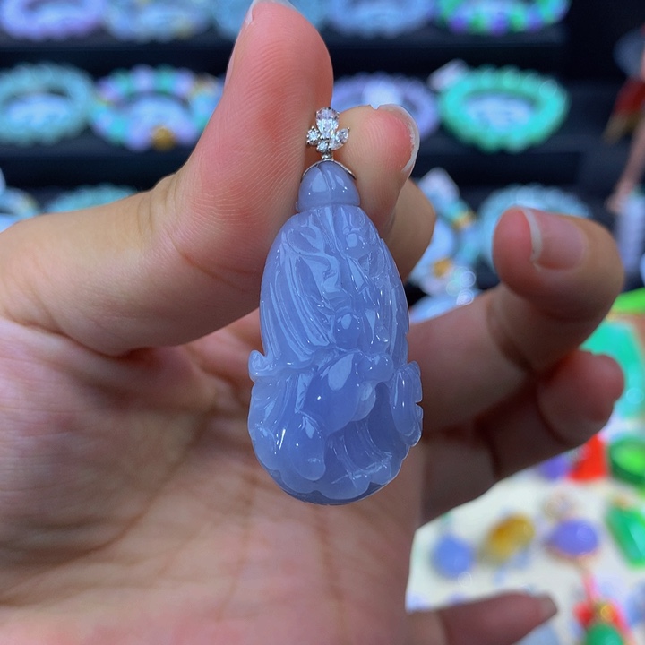 一***缘翡翠18K金镶嵌手链翡翠