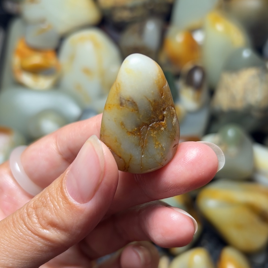 和田玉未镶嵌挂件30