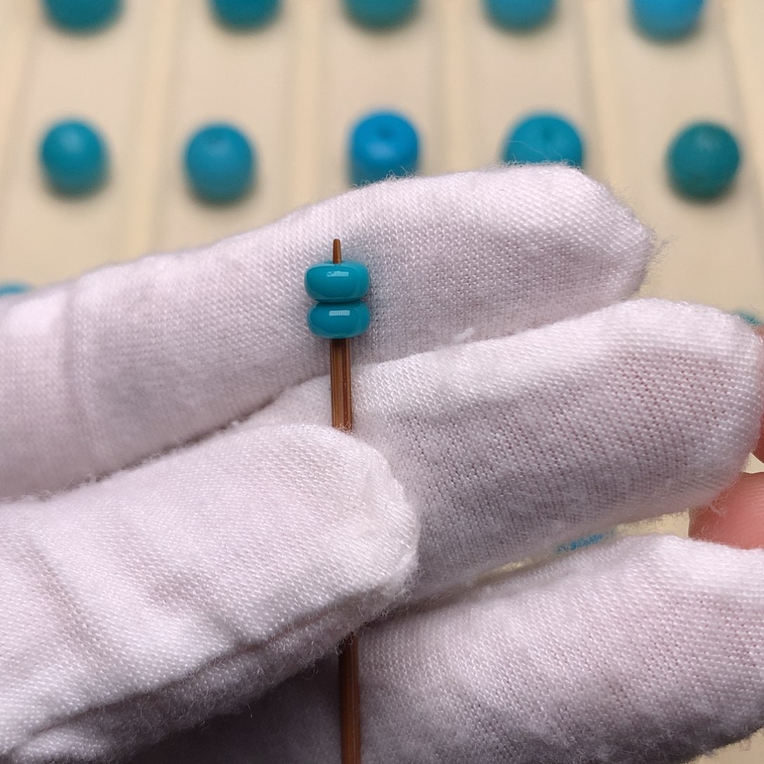 绿松石未镶嵌绿松石隔珠5