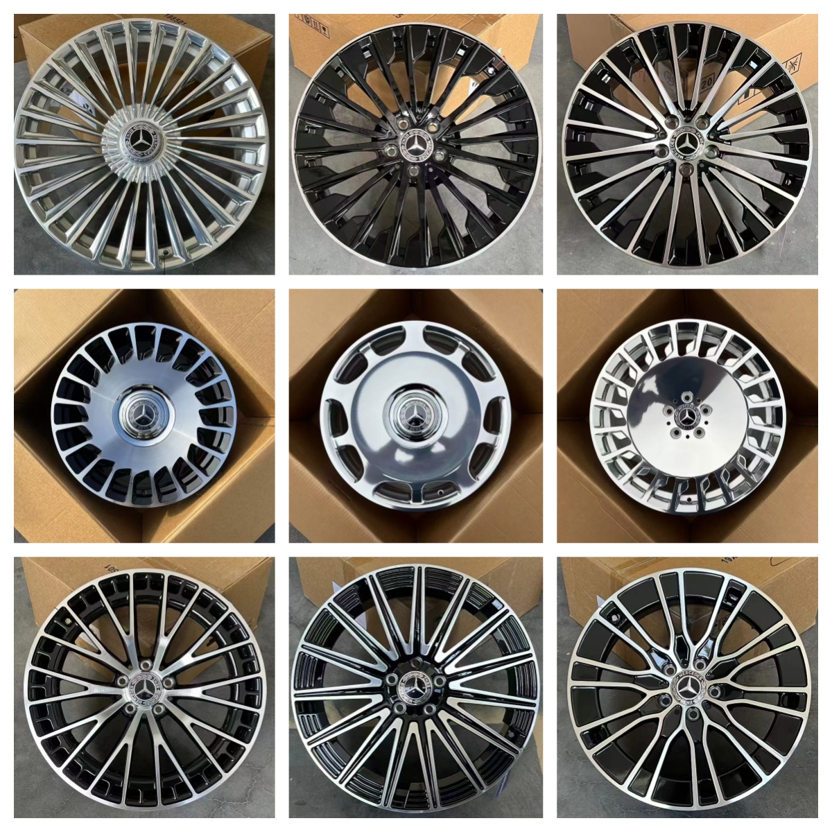 奔驰迈巴赫锻造轮毂18寸19寸20寸21寸奔驰C级E级S级GLE,GLS等等