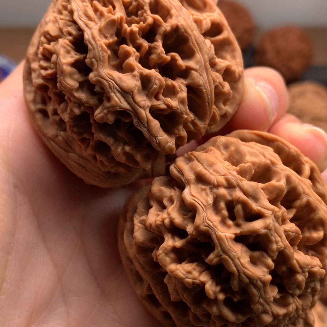 文玩核桃吊坠黑**点九龙筋