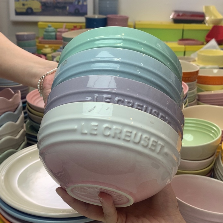 瓷片微瑕500毫升大面碗4只