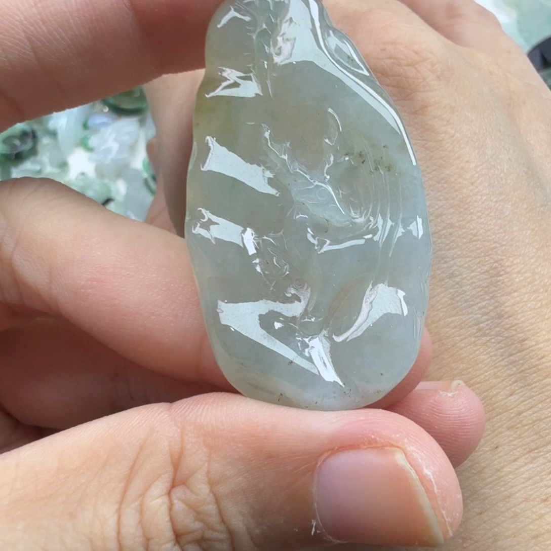 翡翠未镶嵌颈饰274