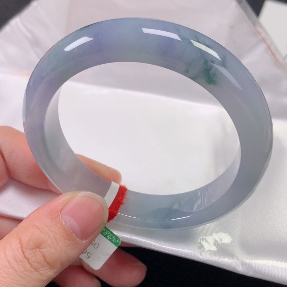 未镶嵌手镯翡翠缅甸天然翡翠手镯5657