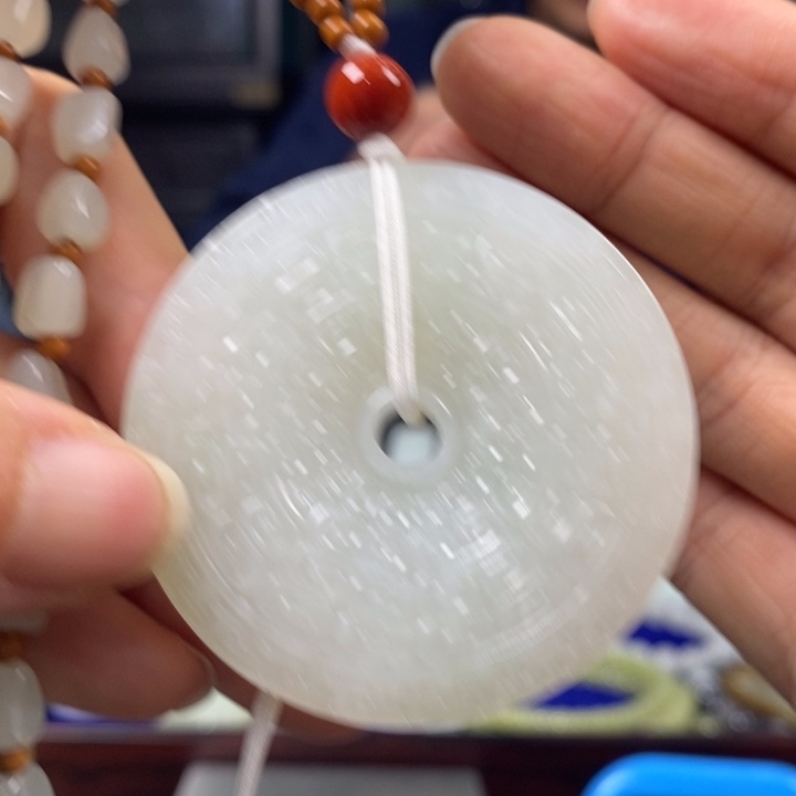 和田玉挂件未镶嵌方*