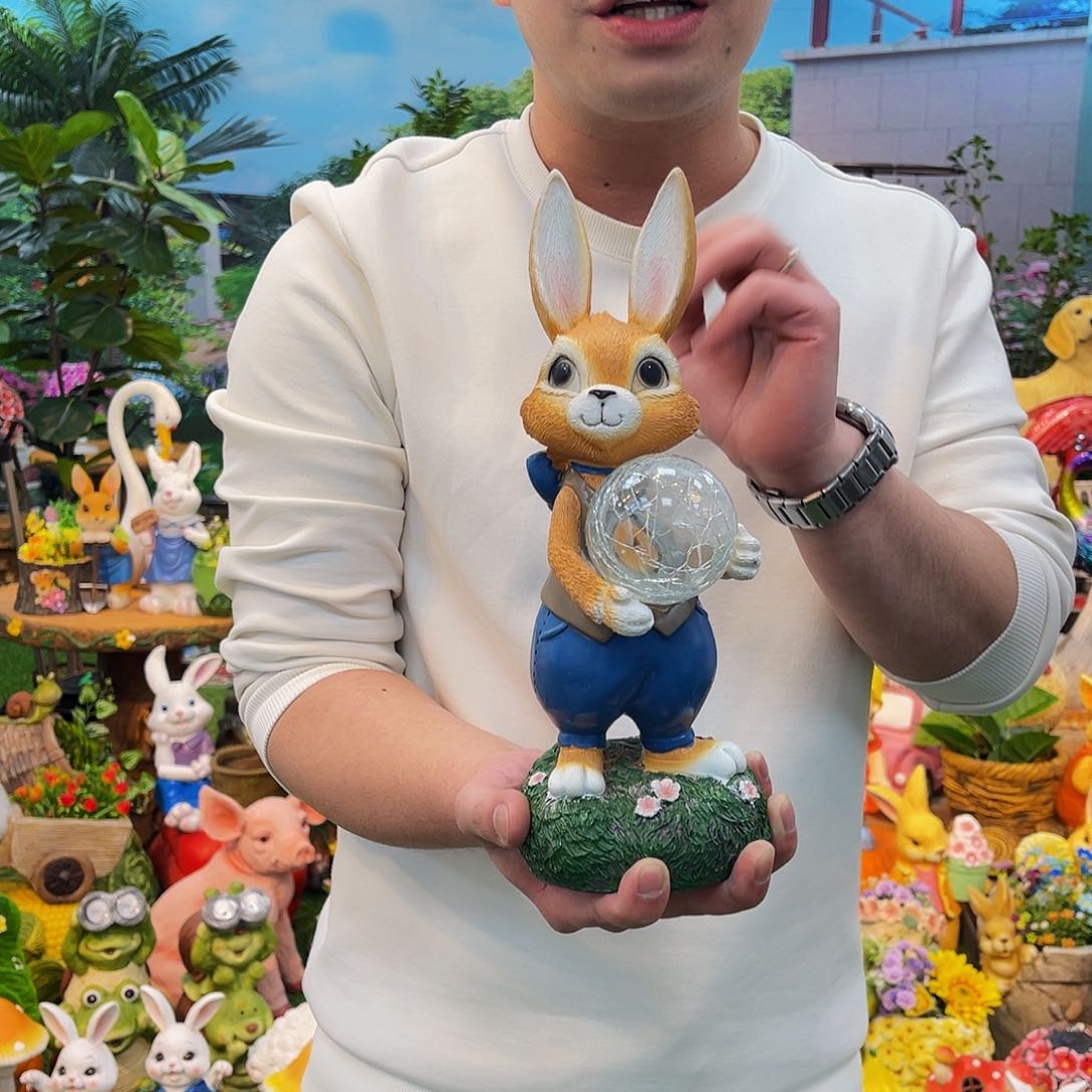 红陶花园庭院摆件